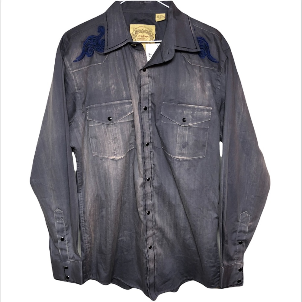 Lammles Cowboy Collection Button Down